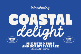 Coastal Delight: Elegant Fonts for Seaside Projects