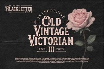 Unlock Victorian Elegance with Iii Fonts for Design