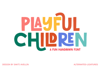 Playful Fonts for Creative Kids’ Projects