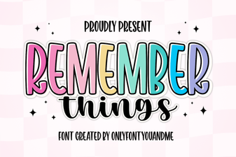 The Remember Things Creative Typography Guide