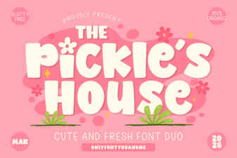 The Pickles House Font: a Creative Typography Kit