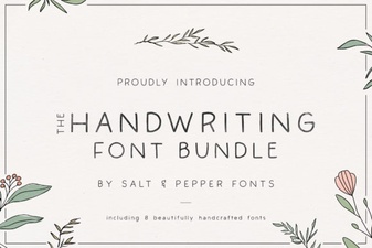 Craft with Handwriting Bundle Fonts for Digital Projects