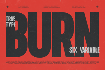 Trt Burn Font for Bold, Creative Design Projects