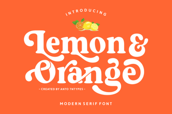 Fresh Citrus Fonts for Your Design Projects